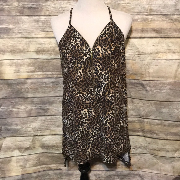 Zenobia Tops - Zipper racerback tank